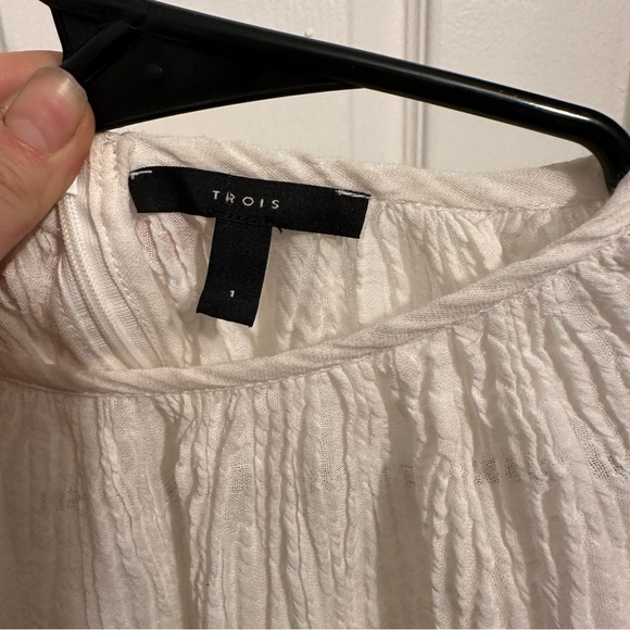 TROIS Kristen Top White Small - Picture 3 of 6